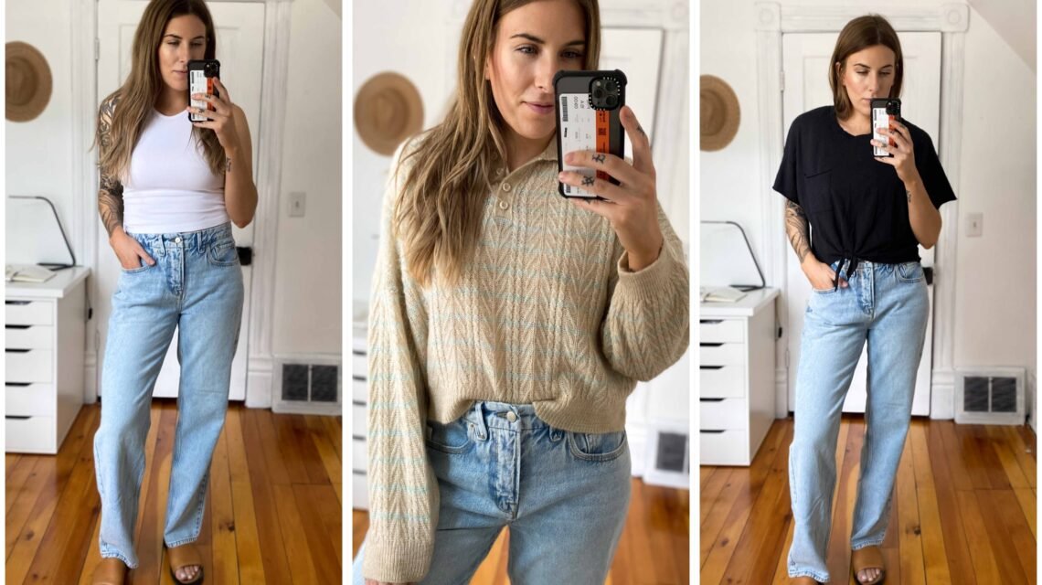 High-Waisted Jeans