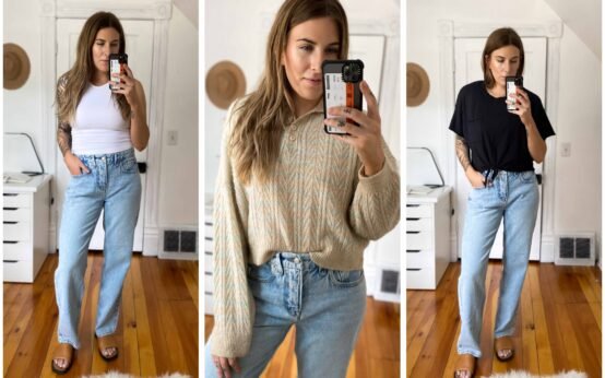 High-Waisted Jeans